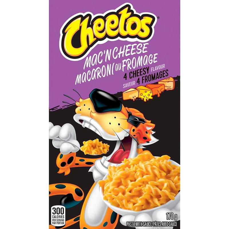 Cheetos Maccaroni au fromage, saveur 4 fromages