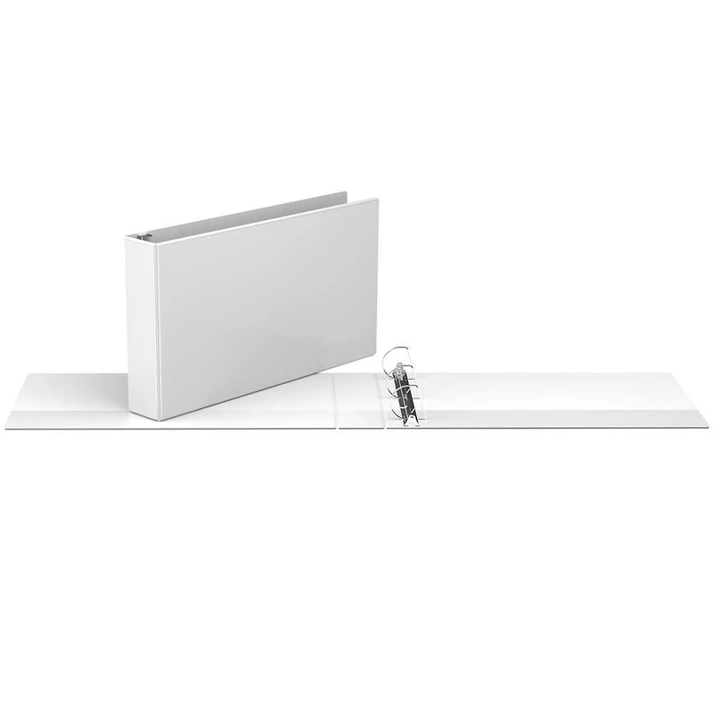Davis Group Easyview Premium, Angle D Ring, Customizable, 11 x 17 inch, Spreadsheet View Binder, 2 Pack, 2"