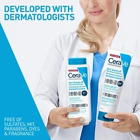 CeraVe Shampooing Hydratant Antipelliculaire, Shampooing Testé avec 1 % Pyrithione de Zinc, 355 ml Réduit les pellicules