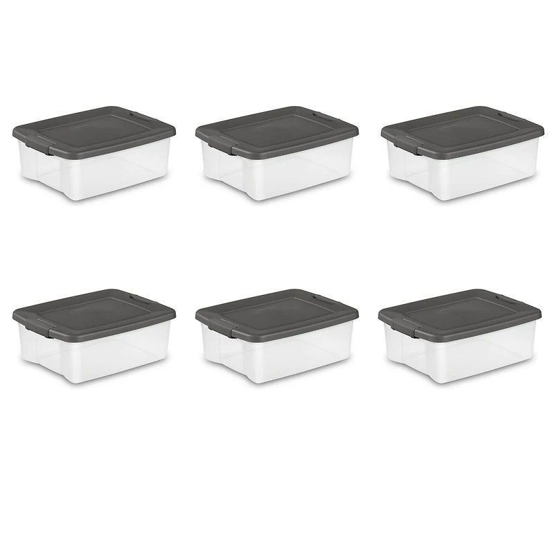 Sterilite 104 Liter ClearView™ Latch Wheeled Underbed Box