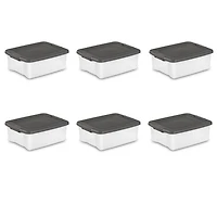Sterilite 104 Liter ClearView™ Latch Wheeled Underbed Box
