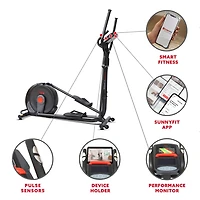 Machine elliptique avancée Power Stride Power Stride de Sunny Health & Fitness - SF-E321006