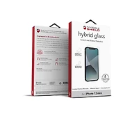 Zagg InvisibleShield Hybrid Glass for Apple iPhone 12 mini, Compatible to iPhone 12 mini