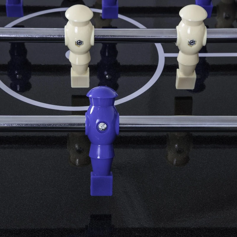 ATOMIC 58" Azure LED Light Up Foosball Table Black