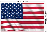 The United States Of America - Flag Wall Poster, 22.375" x 34"