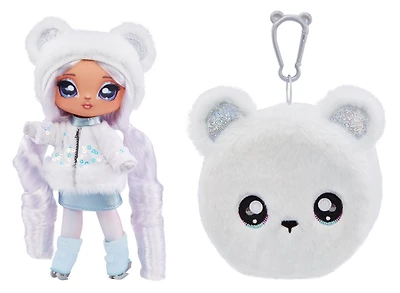 Na Na Na Surprise Cozy Series Bailey Frost 7.5" Fashion Doll Polar Bear-Inspired with White Hair
