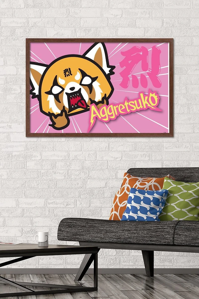 Aggretsuko - Horns Wall Poster, 14.725" x 22.375"