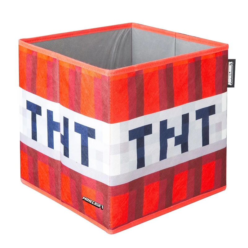 Minecraft Set of 2 Fabric Storage Boxes - TNT/BLOCK