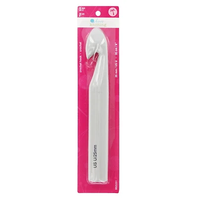 Love Knitting Crochet en aluminium, 25 mm × 20 cm