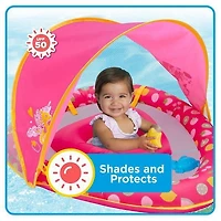 SwimSchool Grow-With-Me Babyboat avec auvent et 3 jouets - Sirène BabyBoat avec auvent et jouets