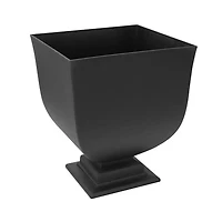 15" Hourglass Urn Planter Black