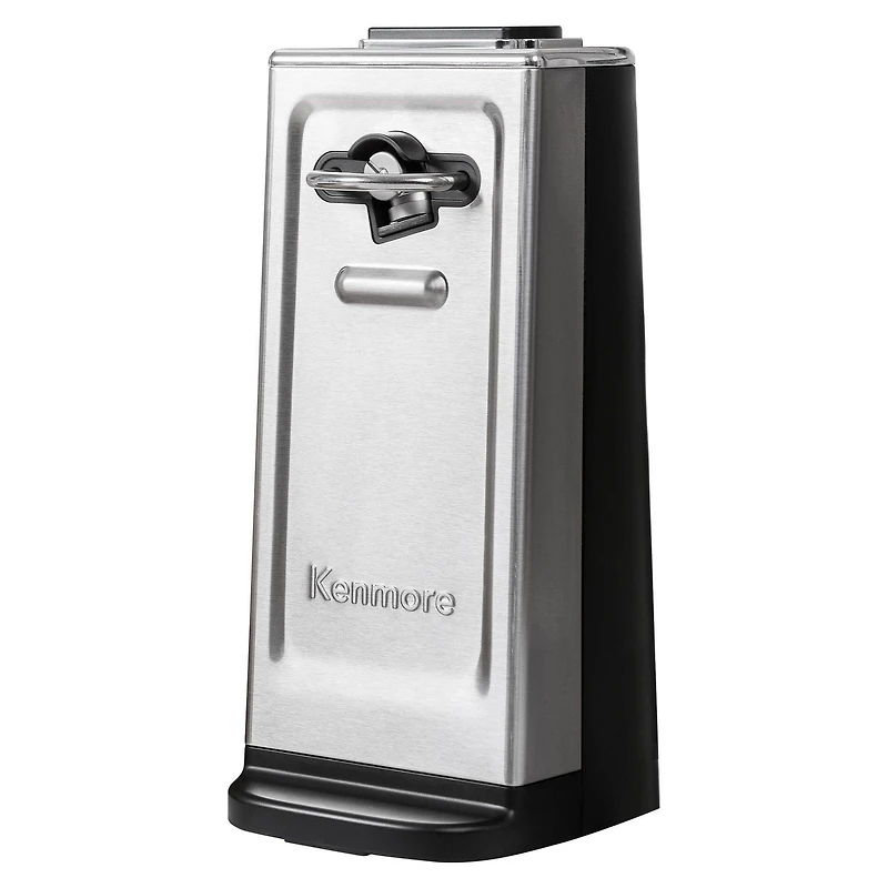 Kenmore Ouvre-boîte automatique électrique à bord lisse, ouvre-boîte électrique, acier inoxydable