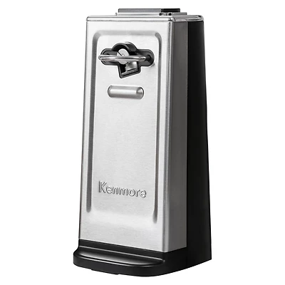 Kenmore Ouvre-boîte automatique électrique à bord lisse, ouvre-boîte électrique, acier inoxydable