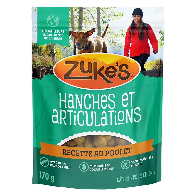 Zuke’s Hanches et Articulations Recette au Poulet, Gâteries pour Chiens 170 g 170 g