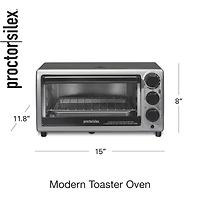 Grille-pain/four a 4 tranches Proctor Silex 31122PS