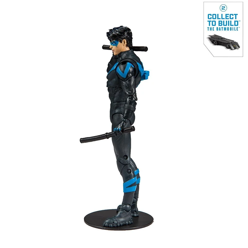 McFarlane Toys - DC Multiverse - Nightwing: Better than Batman with Build-A Batmobile Parts