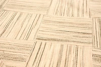ECARPETGALLERY Tapis Fait à la Main pour Salon, Salle à Manger et Chambre à Coucher Transitionnel Collection Moldovia Patch 5'2" x 8'0" en Ivoire