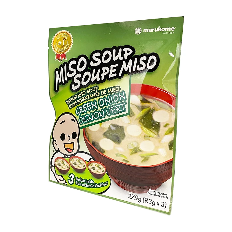 MARUKOME INSTANT MISO SOUP (GREEN ONION), INSTANT MISO SOUP (GREEN ONION)