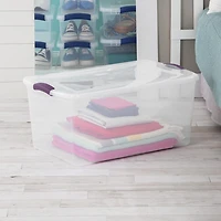 Sterilite Boîte Snap 62L - Violet