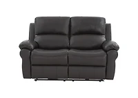 K-Living Danica high-grade Leather Power Recliner 3PCS Sofa Set in Brown with USB Outlet and Wireless Charger