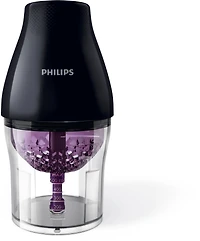 Hachoir Multichopper Philips avec technologie ChopDrop, noir, HR2505/26