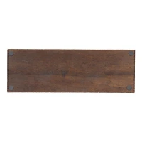 hometrends Benbrook Magazine File, Black/Walnut