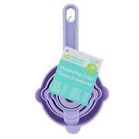 Way to Celebrate 10-Piece Measuring Cup and Spoon Set, Purple