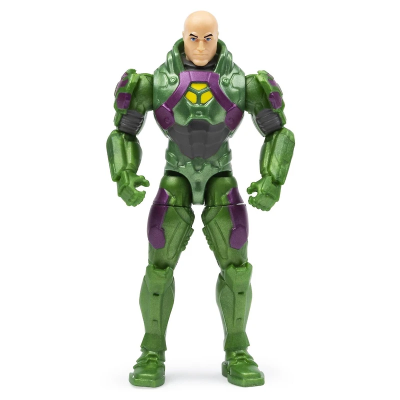 DC Comics, 4-Inch LEX LUTHOR Action Figure with 3 Mystery Accessories, Adventure 2