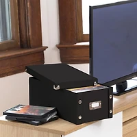 Snap-N-Store DVD Storage Box -Black