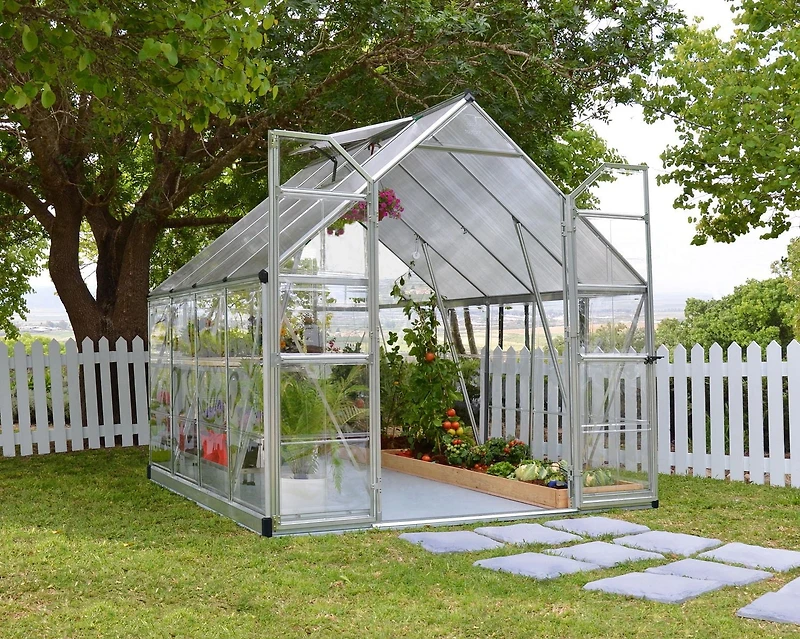 Canopia by Palram Balance 8 ft. x 8 ft. Greenhouse - Silver