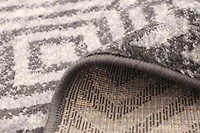 ECARPET Area Rug for Living Room, Geometric Indoor Carpet Ember Collection