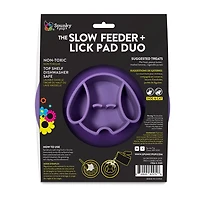 Slow Feeder - Lick Pad Combo Dog Toy