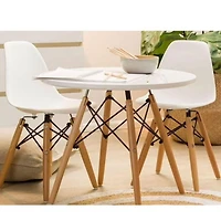 Chaise pour enfants blanche Heavenly Collection ENSEMBLE DE 2