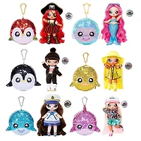 Poupée-mannequin Na Na Na Surprise 2 en 1 et sac à main pailleté scintillant de la série Sparkle : Becky Buckaneer, poupée pirate de 7,5 po