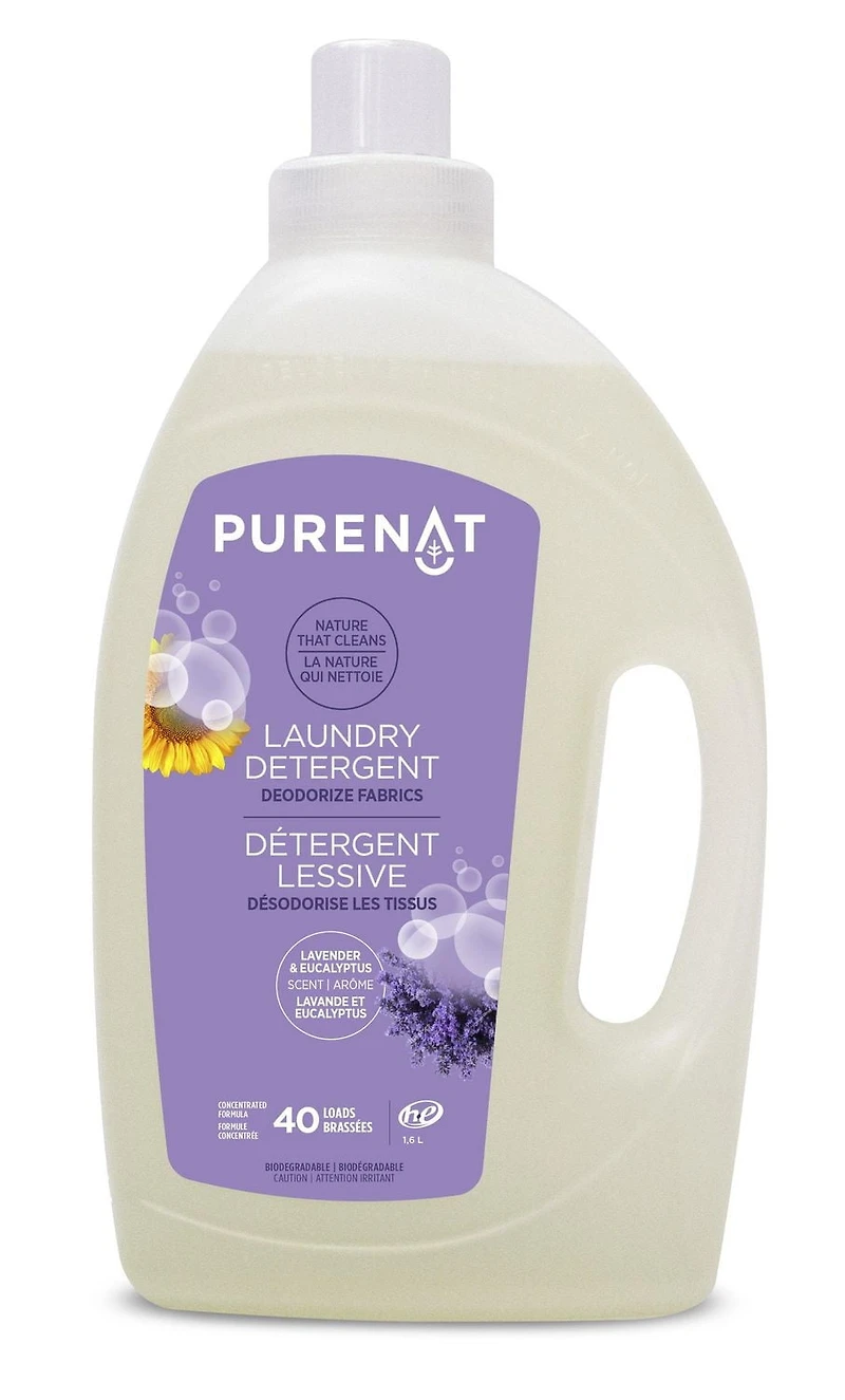 Détergent à lessive Lavande et Eucalyptus 1.6L