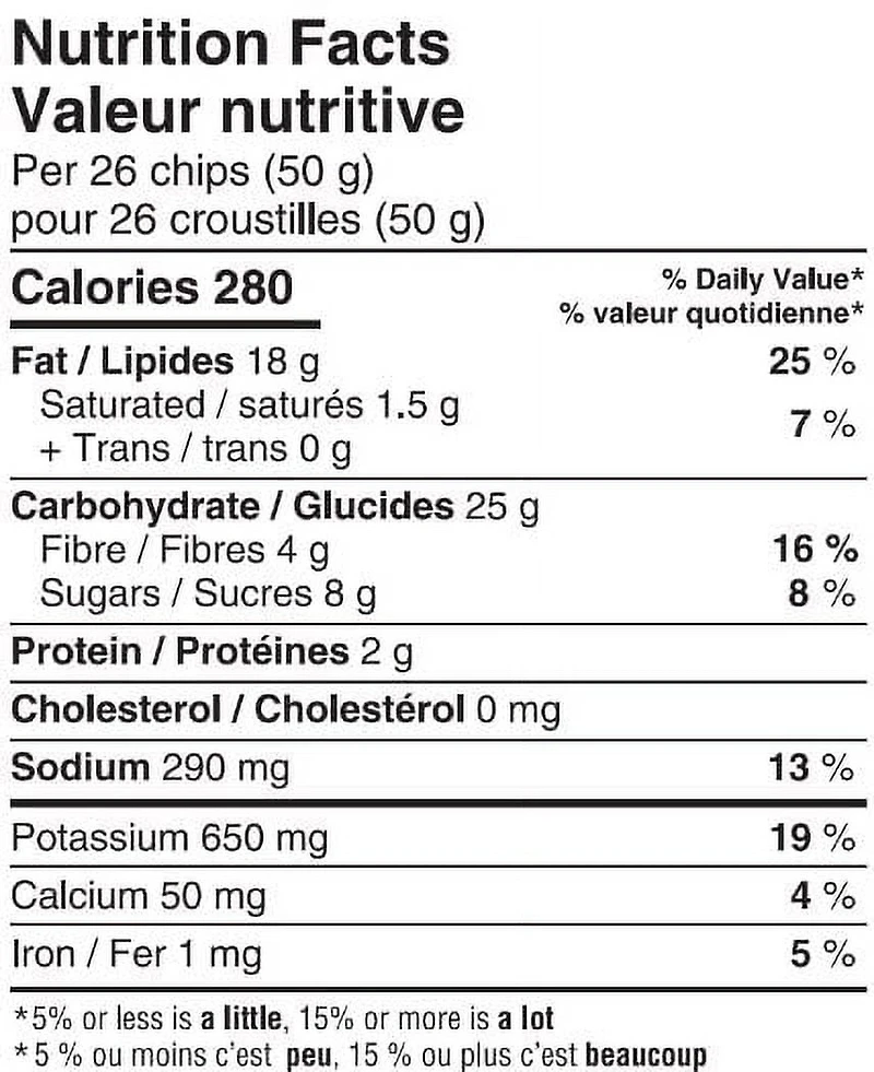 Croustilles aux légumes méditerranéen de Terra 141 g, Frites de Légumes