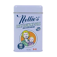 Nellie's Soda à Lessive pour Bébé, 1.2kg, Détergent à Lessive Non Parfumé