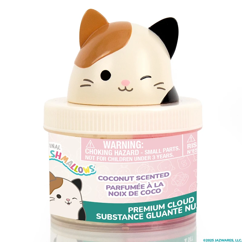 Slime parfumé Original Squishmallows™ Premium, paquet de 2, Archie & Cam
