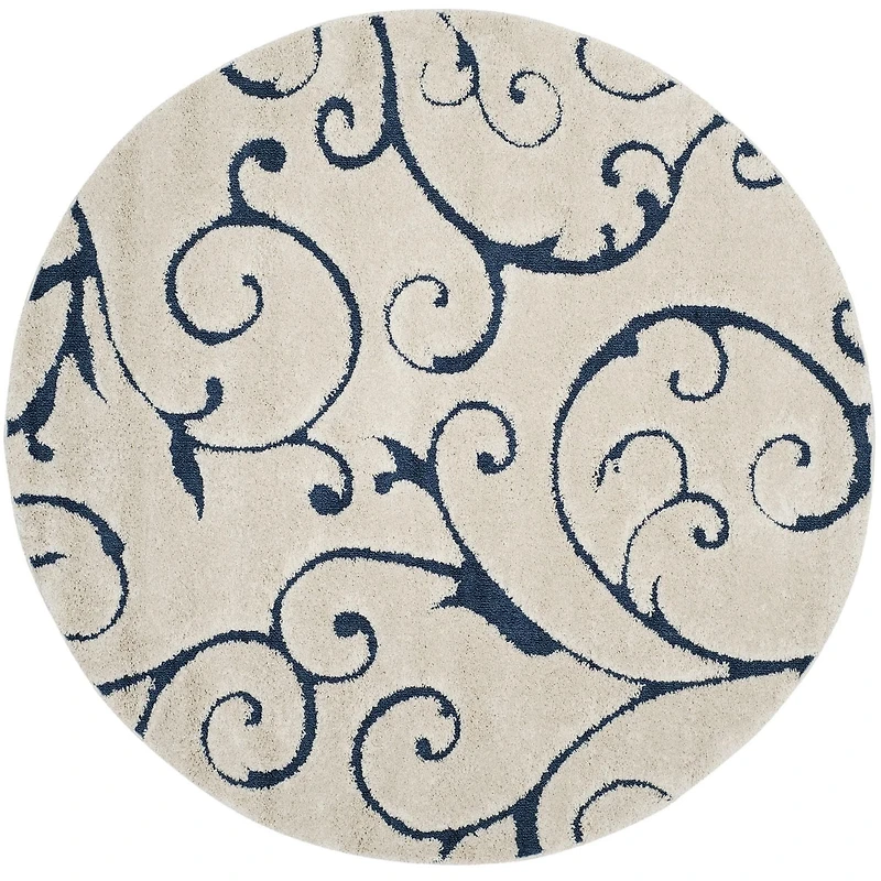 SAFAVIEH Florida Douglas Tapis Vignes Florales Shag
