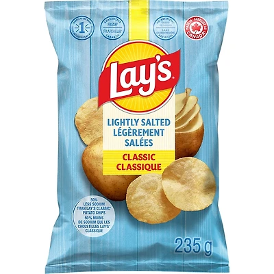 Lay's Croustilles Légèrement salées Classique