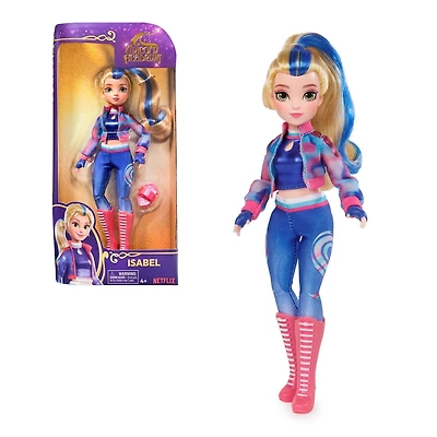 Unicorn Academy, Isabel Doll with Highlighted Hair, 5 Fashion Accessories & Hair Styling Tool, 9.5”, Dolls & Unicorn Toys for Girls Ages 4 and up