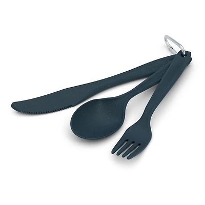 Les ustensiles de camping de Coghlan’s Couteau, cuillère et fourchette de taille normale