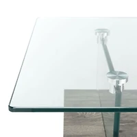 Safavieh Kayley Retro 2 Tier Glass Coffee Table