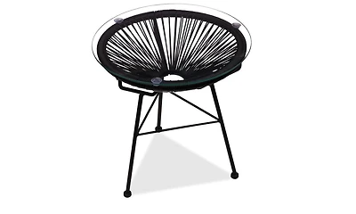 Table d'appoint Acapulco en noir