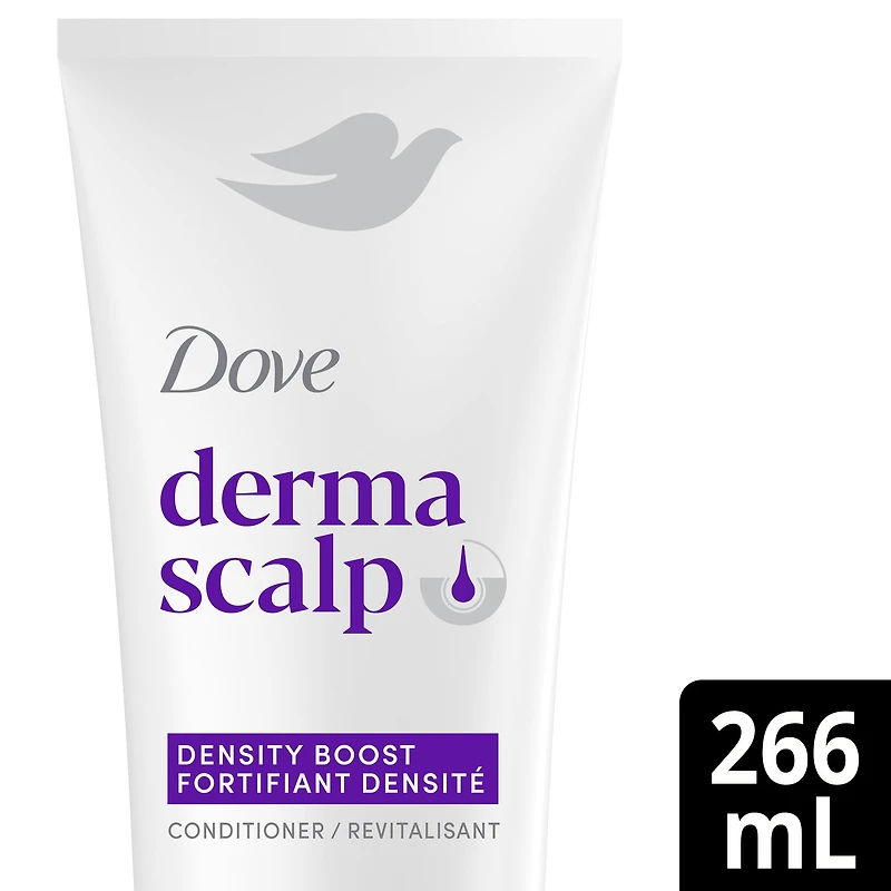 Dove Derma Scalp Conditioner for Thicker, Stronger, Fuller-Looking Hair Density Boost with Glycerin, 266 ML