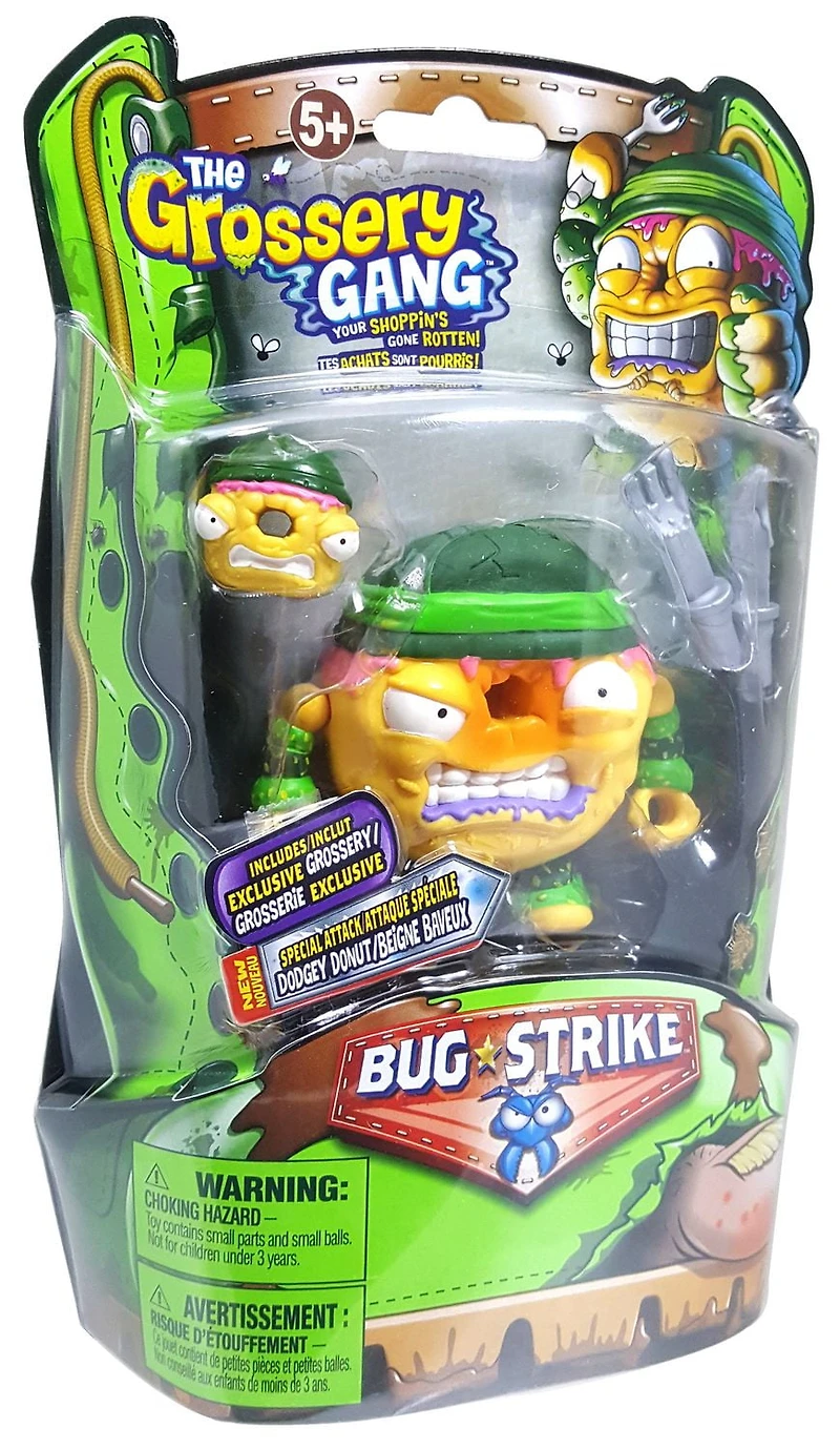 The Grossery Gang S4  Bug Strike Action Figures - Dodgey Donut