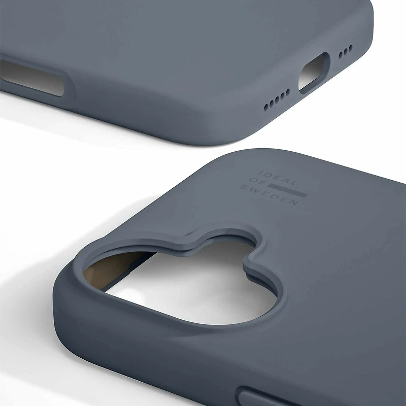 Ideal of Sweden Étui Silicone MagSafe Bleu Nuit pour iPhone 17 Pro Max
