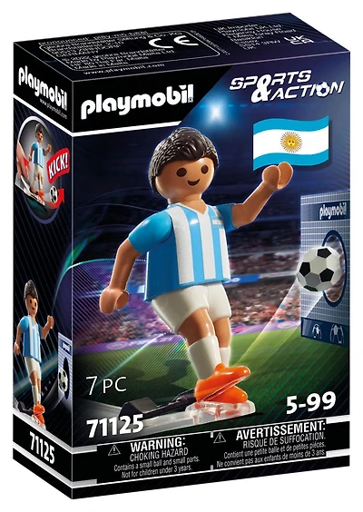 Playmobil Soccer Player - Argentina