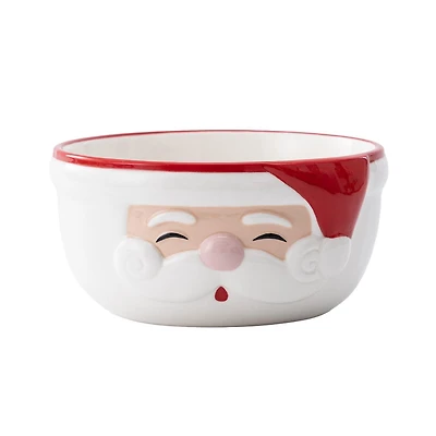 Holiday Time Figural Ceramic Bowl, 6.3 inch x 6.3 inch x 3.11 inch, 1 piece