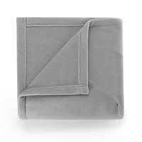 Jeté chauffant en molleton de Sunbeam , Gris  Ultime, 4 réglages de chaleur, arrêt automatique de 4 heures, chaleur douillette, 50 po x 60 po Jeté Chauffant, 50" x 60"